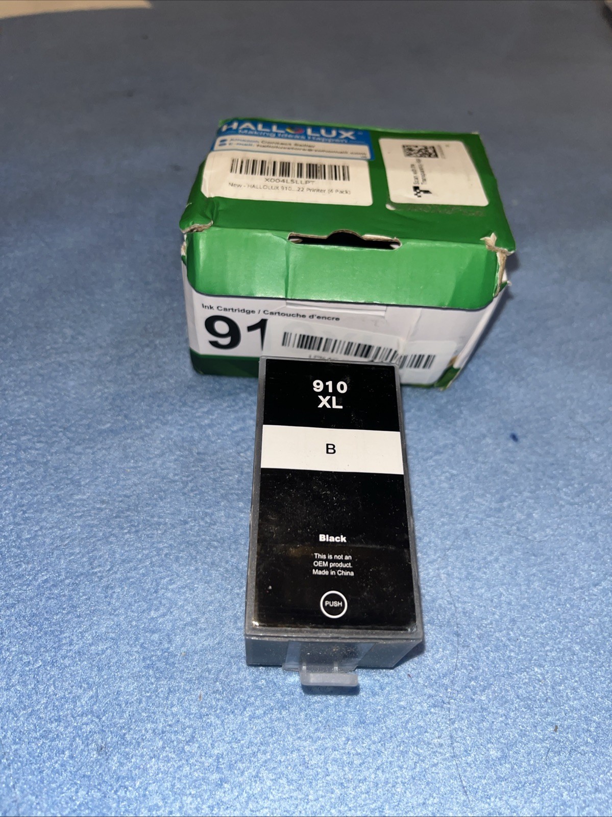 HALLOLUX 910XL Ink Cartridges for HP 910 XL  (1 Pack Black Ink Cartridges)