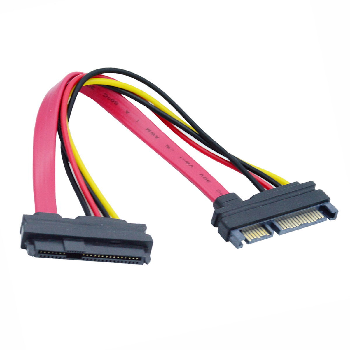 SFF-8482 SAS 29Pin to SATA 22Pin Hard Disk Drive Raid Extension Cable with Power