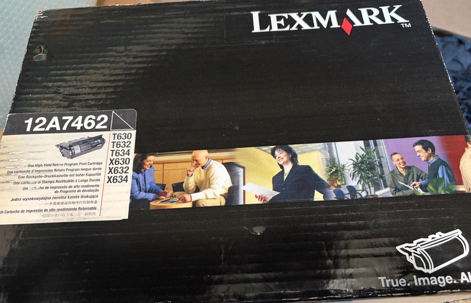 Genuine Lexmark 12A7462 High Yield Black Toner for T632/T634/T630/X630/X632/X634
