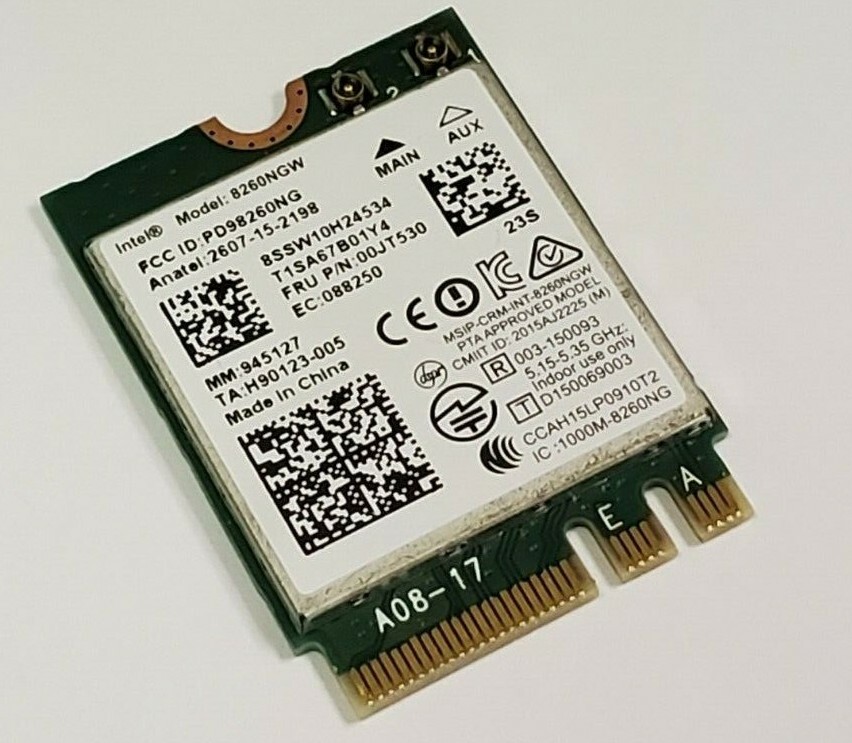 New Lenovo 00JT530 Intel Dual Band Wireless-AC 8260 8260NGW BT NGFF