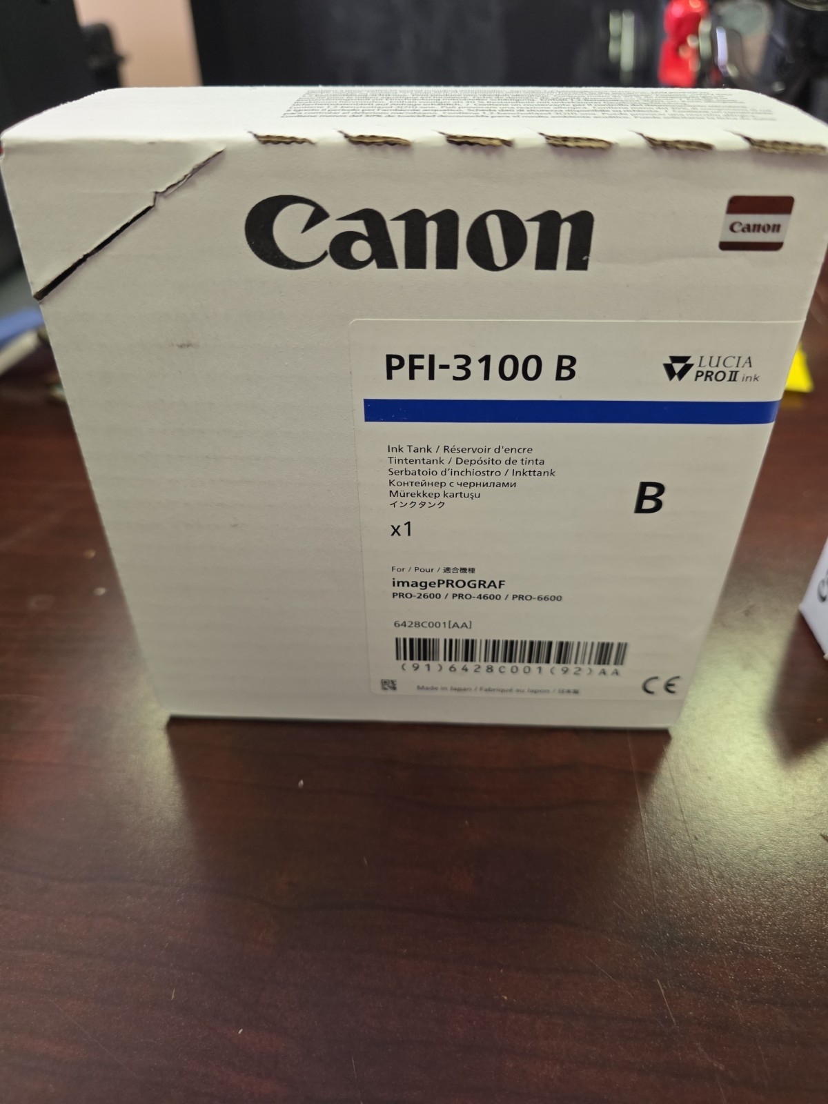 Canon 6428C001 Blue Ink Tank 160 ml for imagePROGRAF PRO-2600
