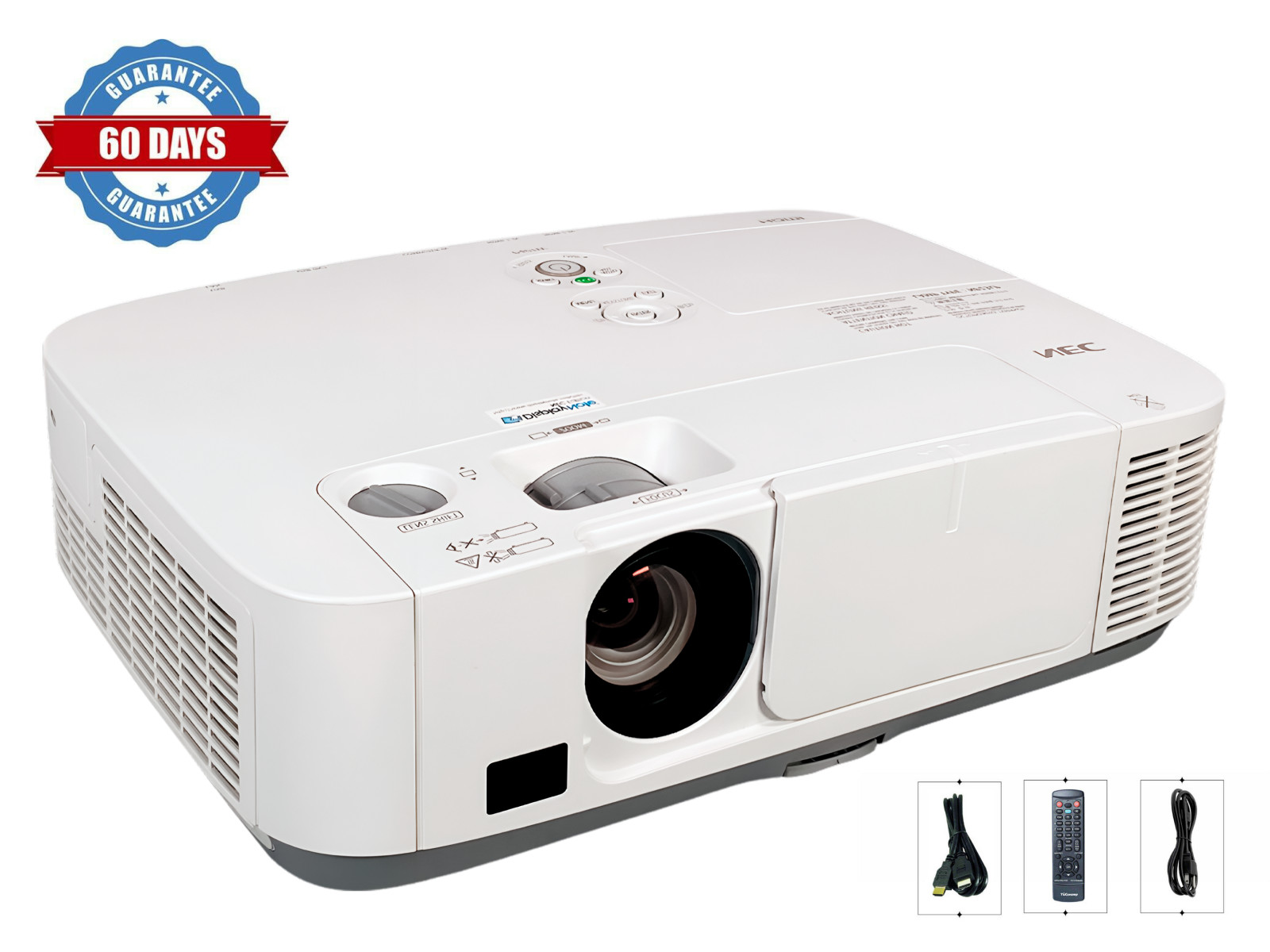 4000 ANSI 3LCD Projector for Cinema Movie Video Crestron 1080i HDMI w/Remote