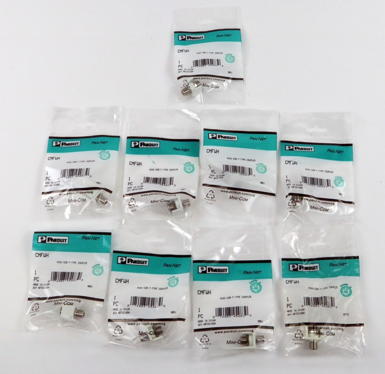Panduit CMFWH Mini-Com F-Type Coupler NEW Lot 9