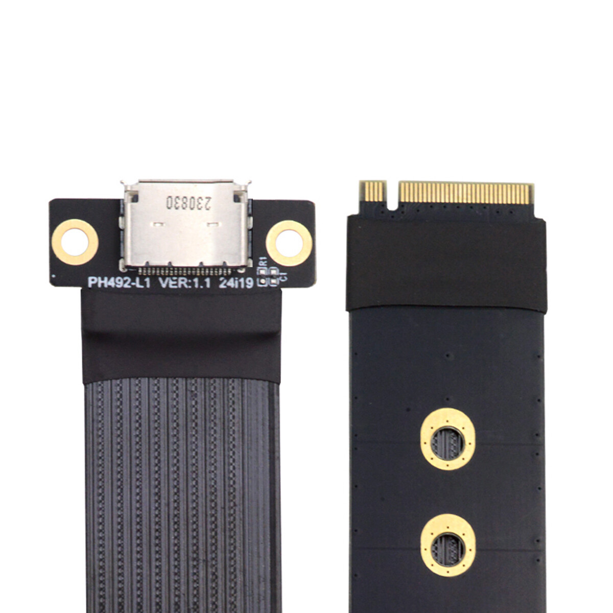 Cablecy 2280 NGFF PCI-E4.0 M.2 M-key to Oculink SFF-8612 SFF-8611 Host Cable