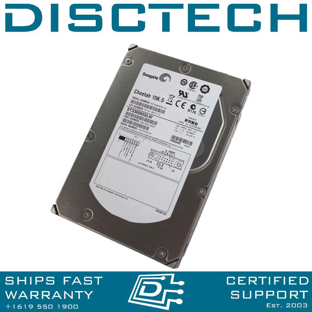 Seagate ST3300655LW 300GB 68pin SCSI Hard Disk Drives