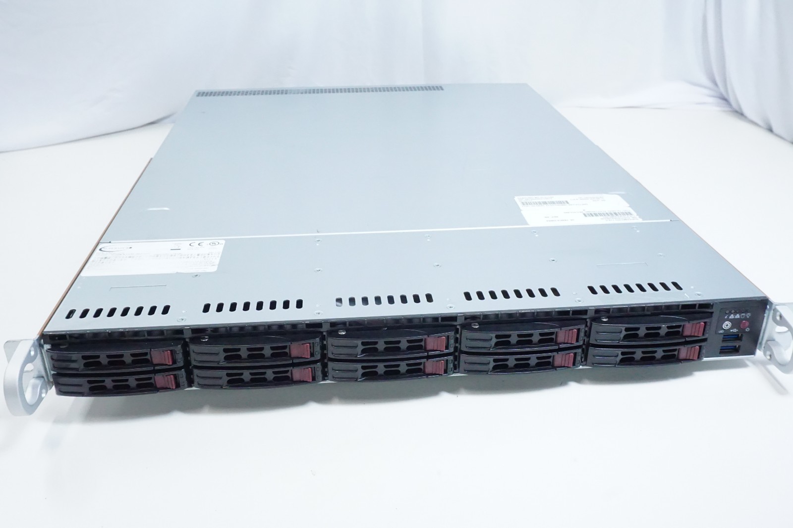 Supermicro SYS-1019P-WTR WIO 10x 2.5" Bay, X11SPW-TF 1 TB NVMe 48GB RAM SERVER