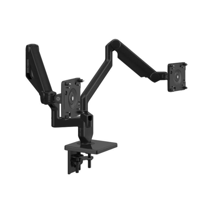 Humanscale MFLEX-M2.1 Dual, Dynamic Sliding Monitor arms All Black
