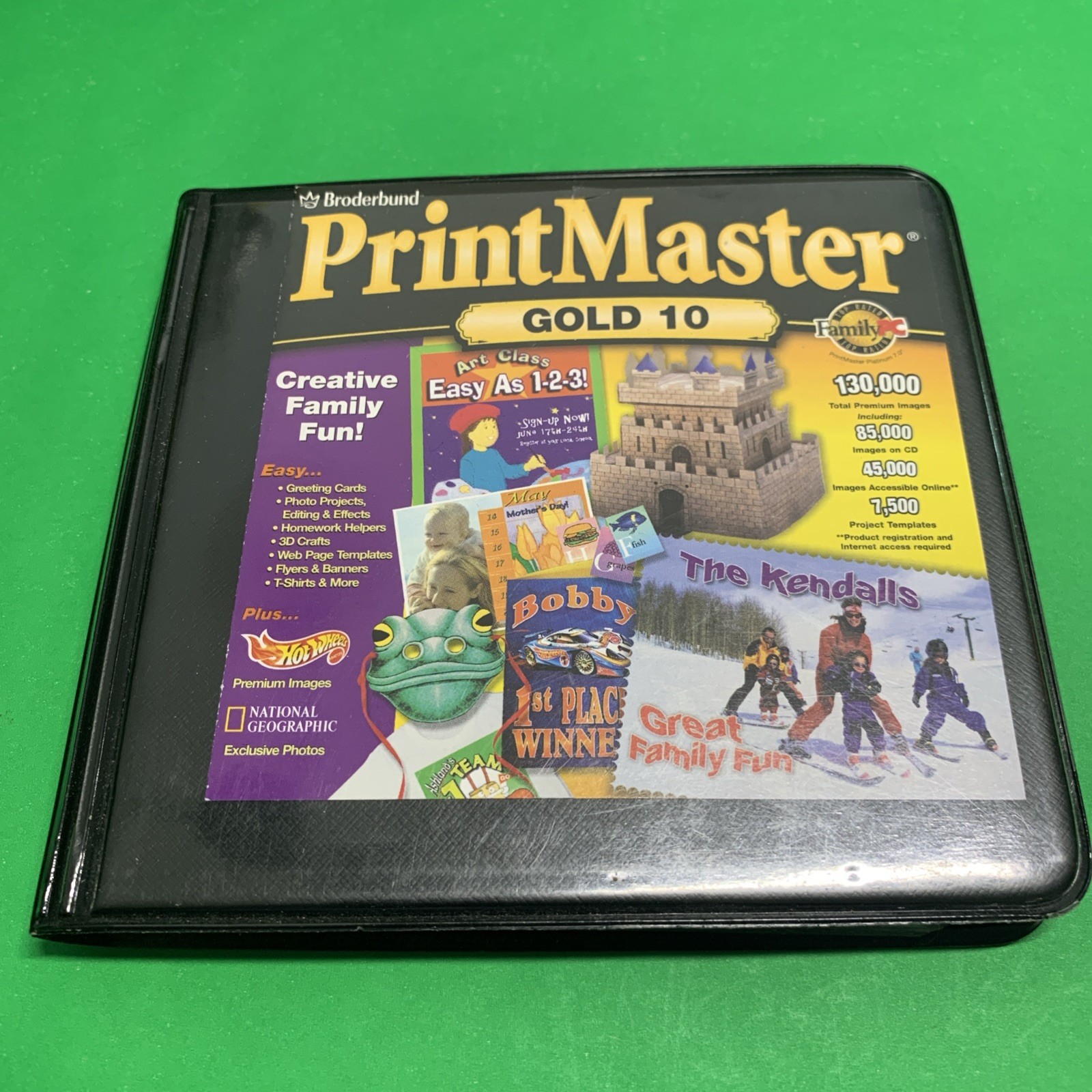 PrintMaster Gold 10 6 Good CDs Broderbund Software Windows 95 98 PC Desktop