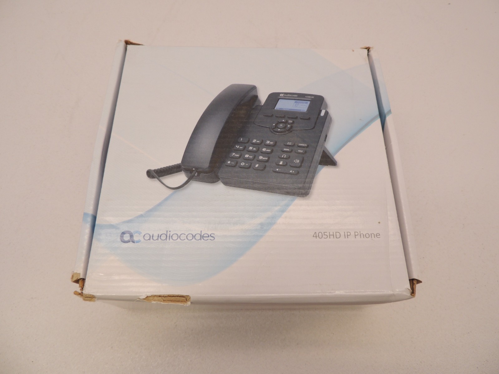 Barely Used AudioCodes 405HD 2 Line Network IP Phone Tested Reset