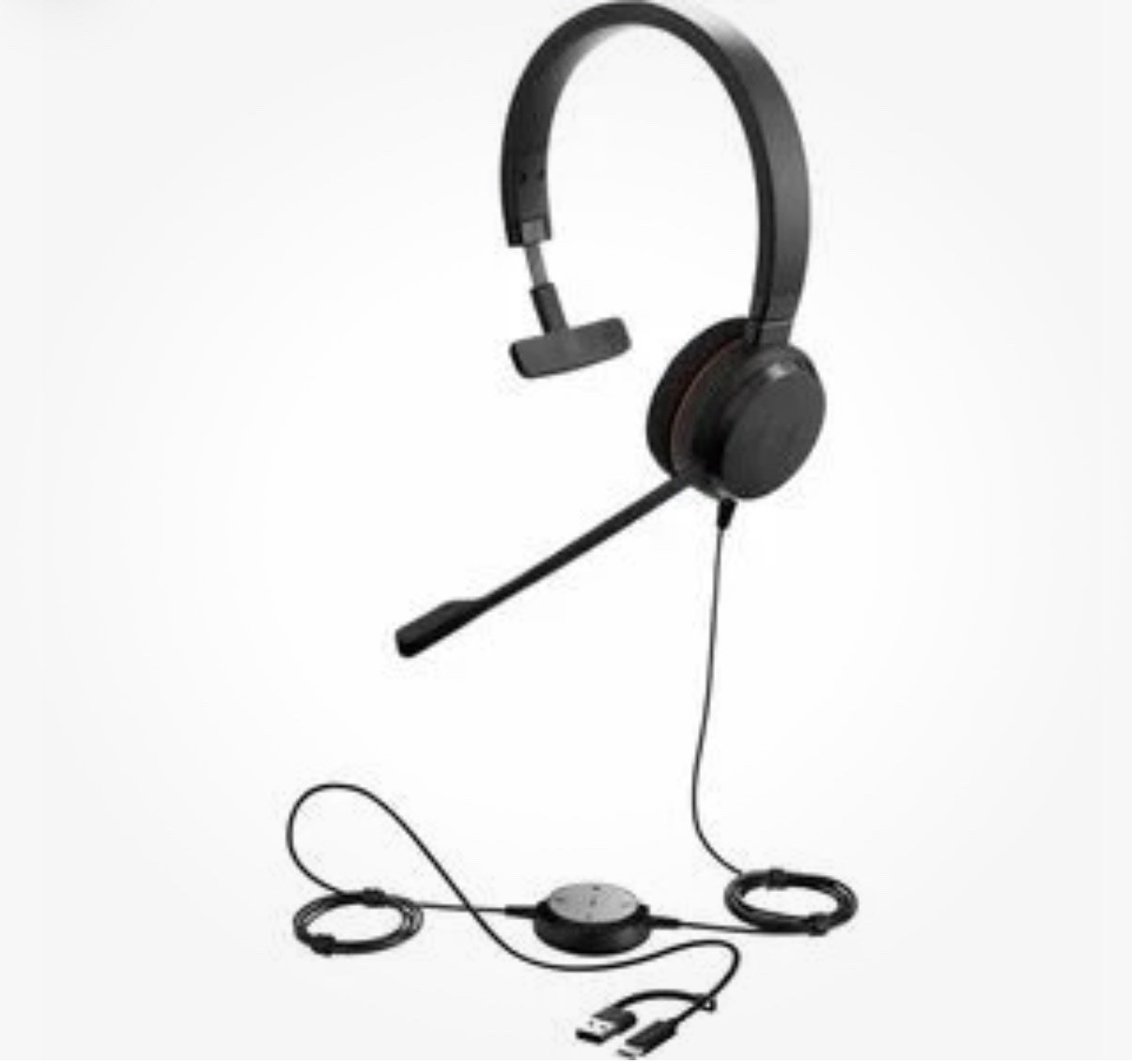 Jabra Evolve 20 Mono USB Headset Microsoft Teams - 4993-823-189-01 - Brand New
