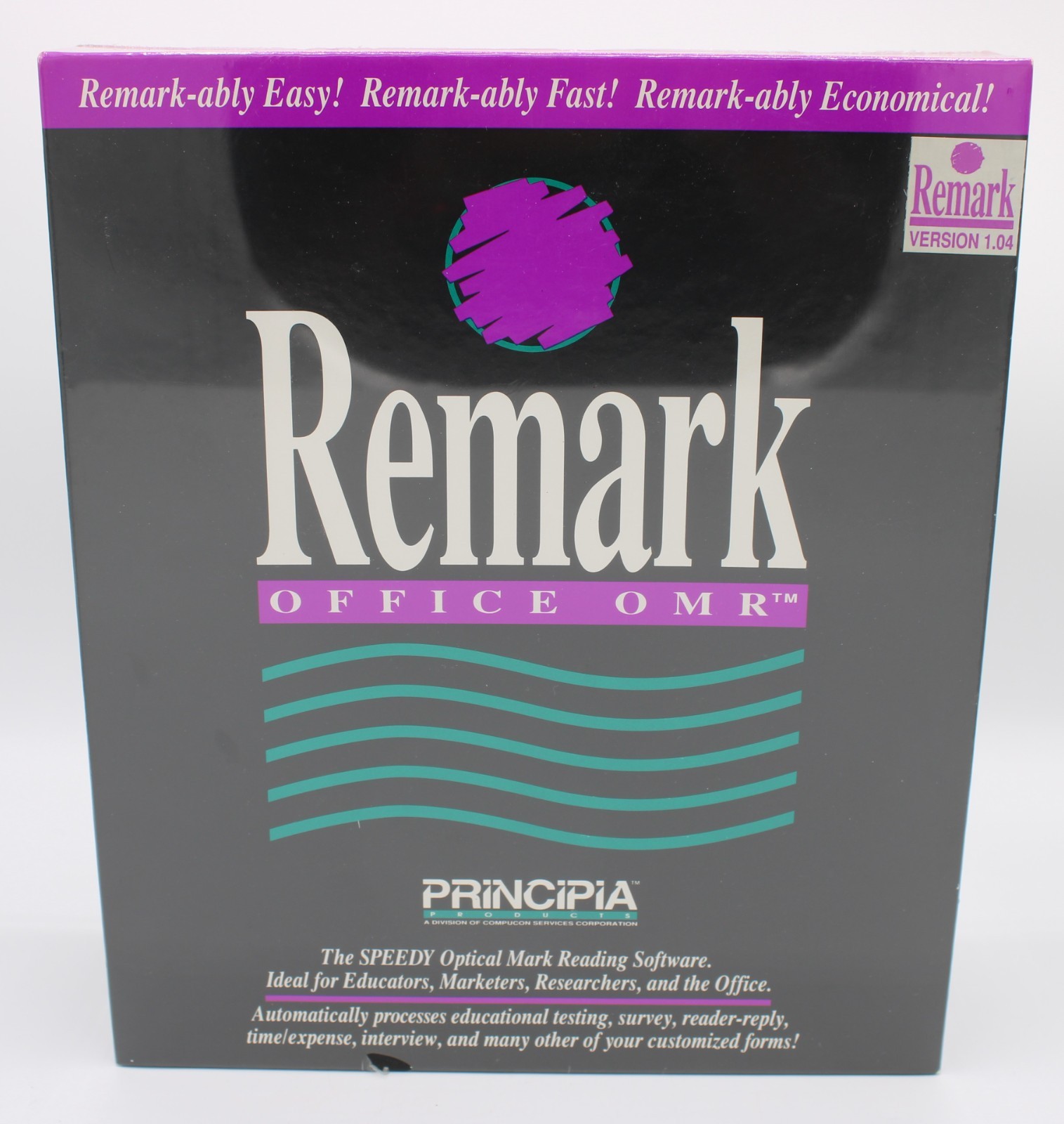 Vtg New Sealed Remark Office OMR Optical Mark Reading Software v 1.04 1991 Princ