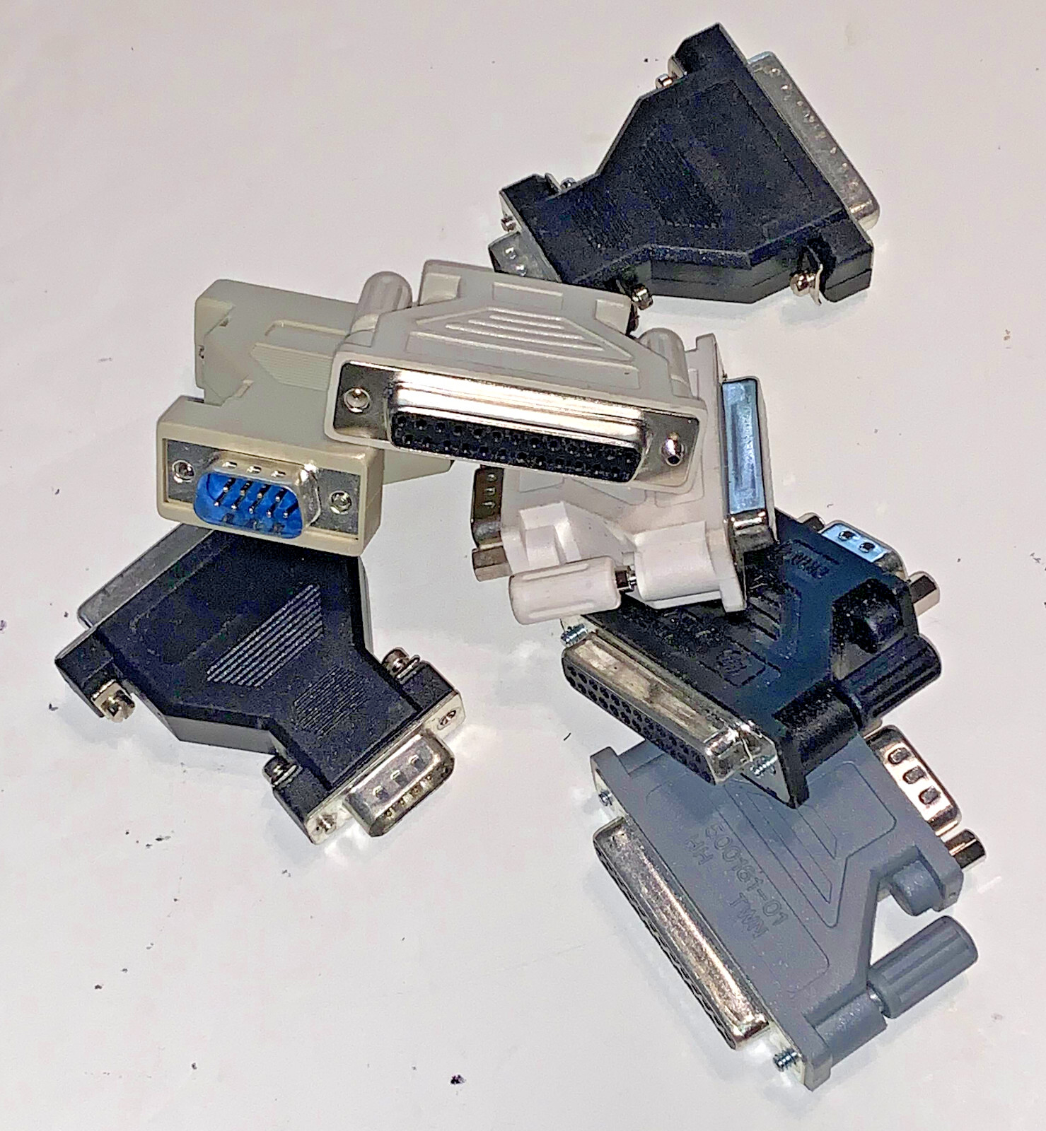 Grab Bag of 7 DB9 M to DB25 F Adapters WUSIWUG