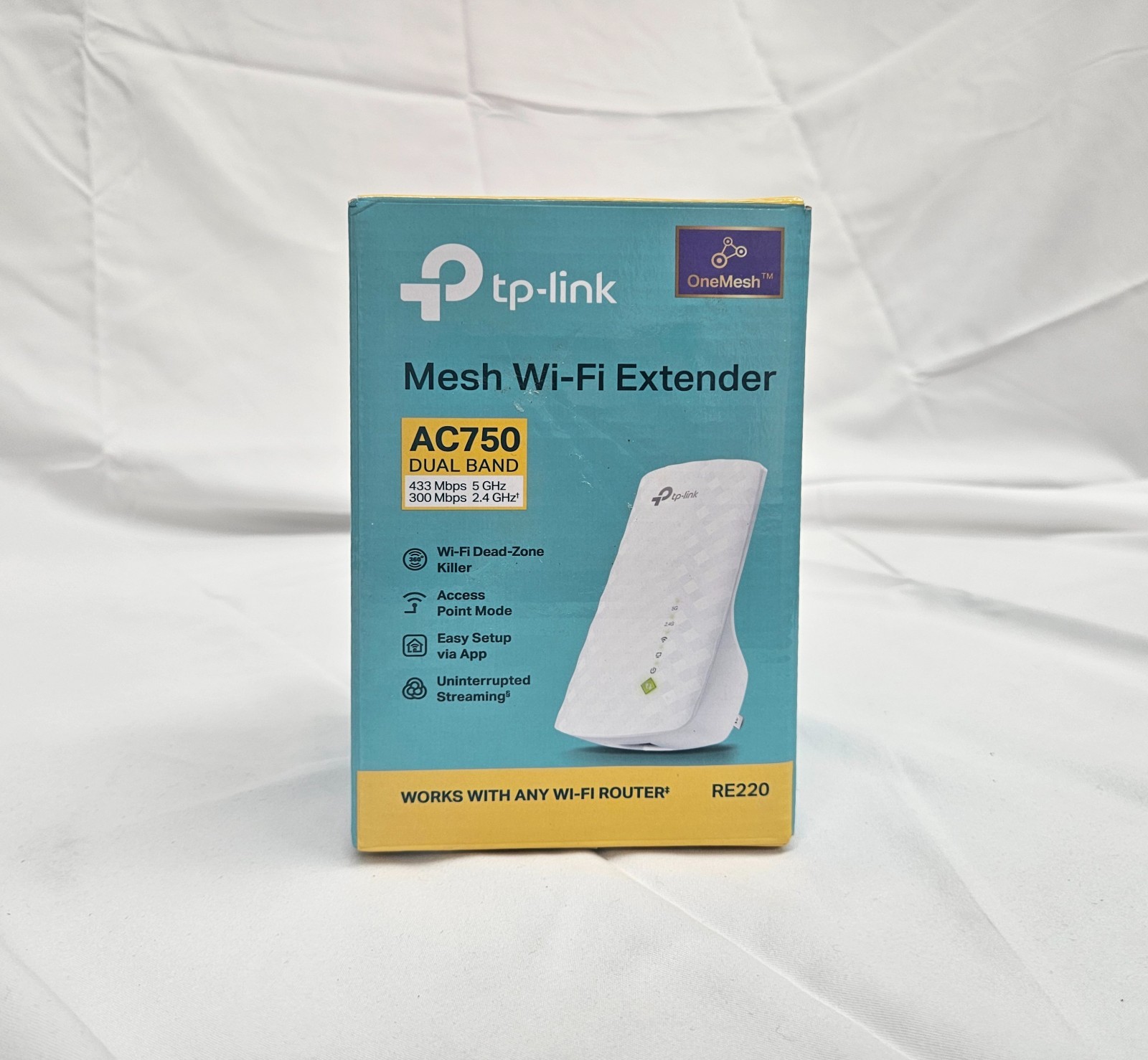 Used TP-LINK AC750 750Mbps Wi-Fi Range Extender (W1:E5-9)