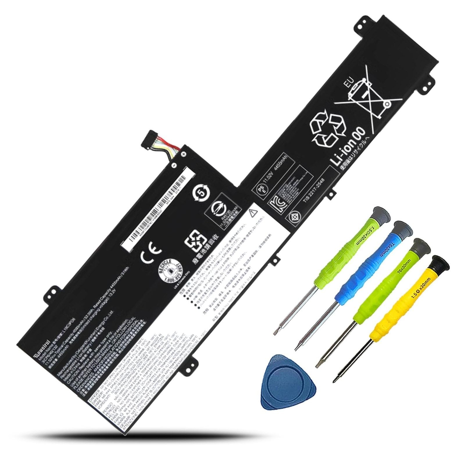 L19C3PD6 L19M3PD6 Laptop Battery Replacement for Lenovo ideapad Flex 5-14IIL0...