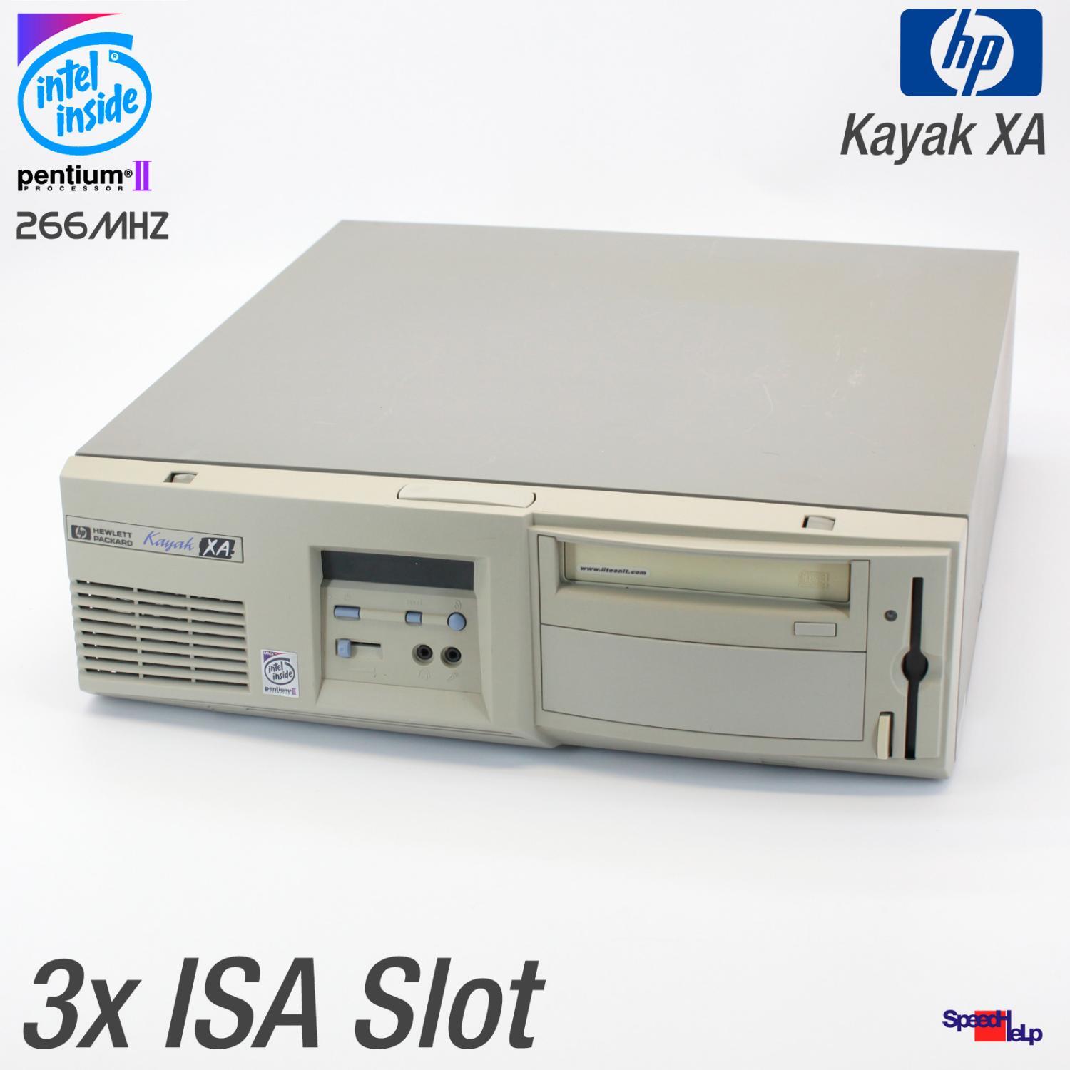 3x ISA Slot HP Kayak XA 6 266DT Intel Pentium II 2 Computer PC RS-232 Parallel