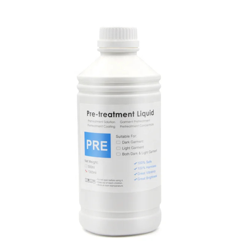 1000ml DTG Black Textile Pre-Treatment Liquid for Digital Printing