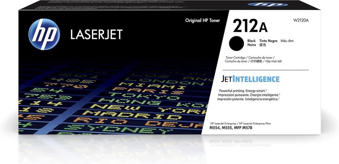 HP 212A Black Toner Cartridge Printers | Works with Color LaserJet Enterprise M5