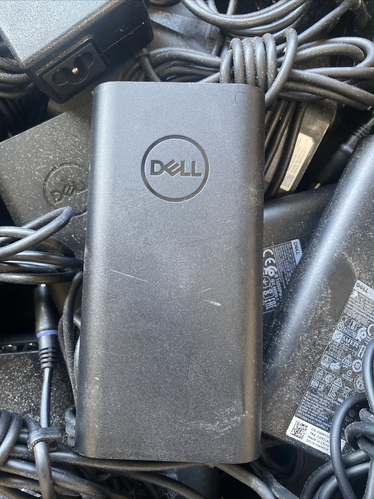 Lot of 50x - Dell 90W AC Adapter 19.5V 4.6A Big Pin W Power Cable New Style Slim
