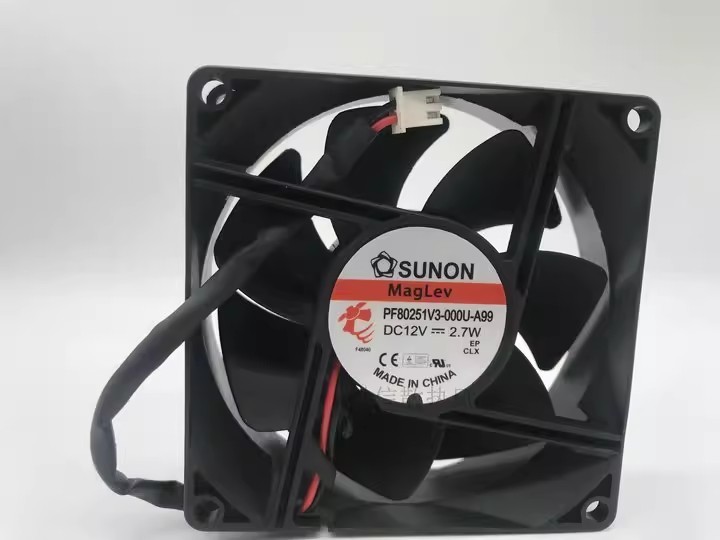 1PCS Genuine SUNON 8025 PF80251V3-000U-A99 12V 2.7W 80x25mm Fan