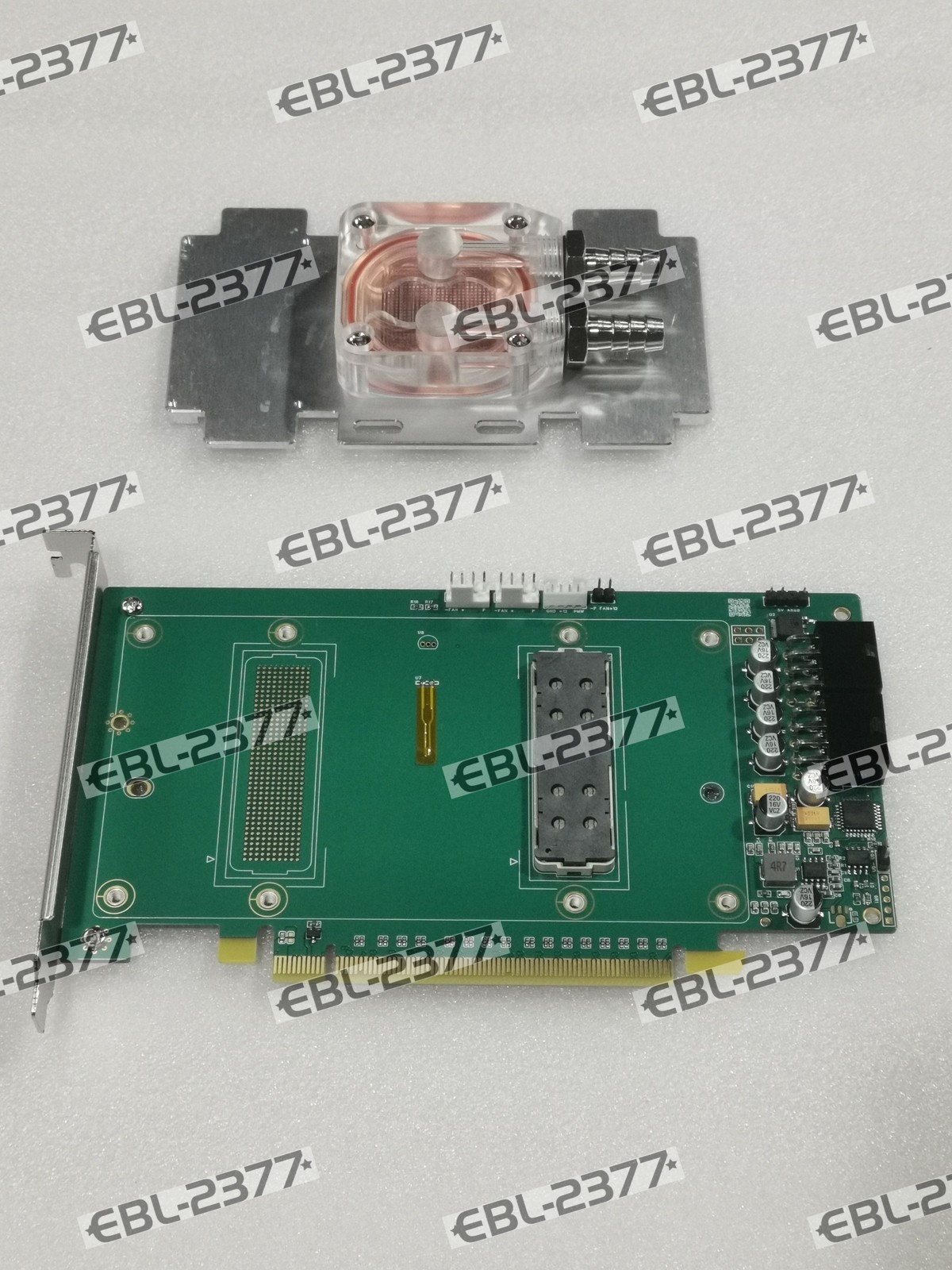 Tesla V100 16GB GPU SXM2 + water cooler block + SXM2 To PCIE Adapter Card US