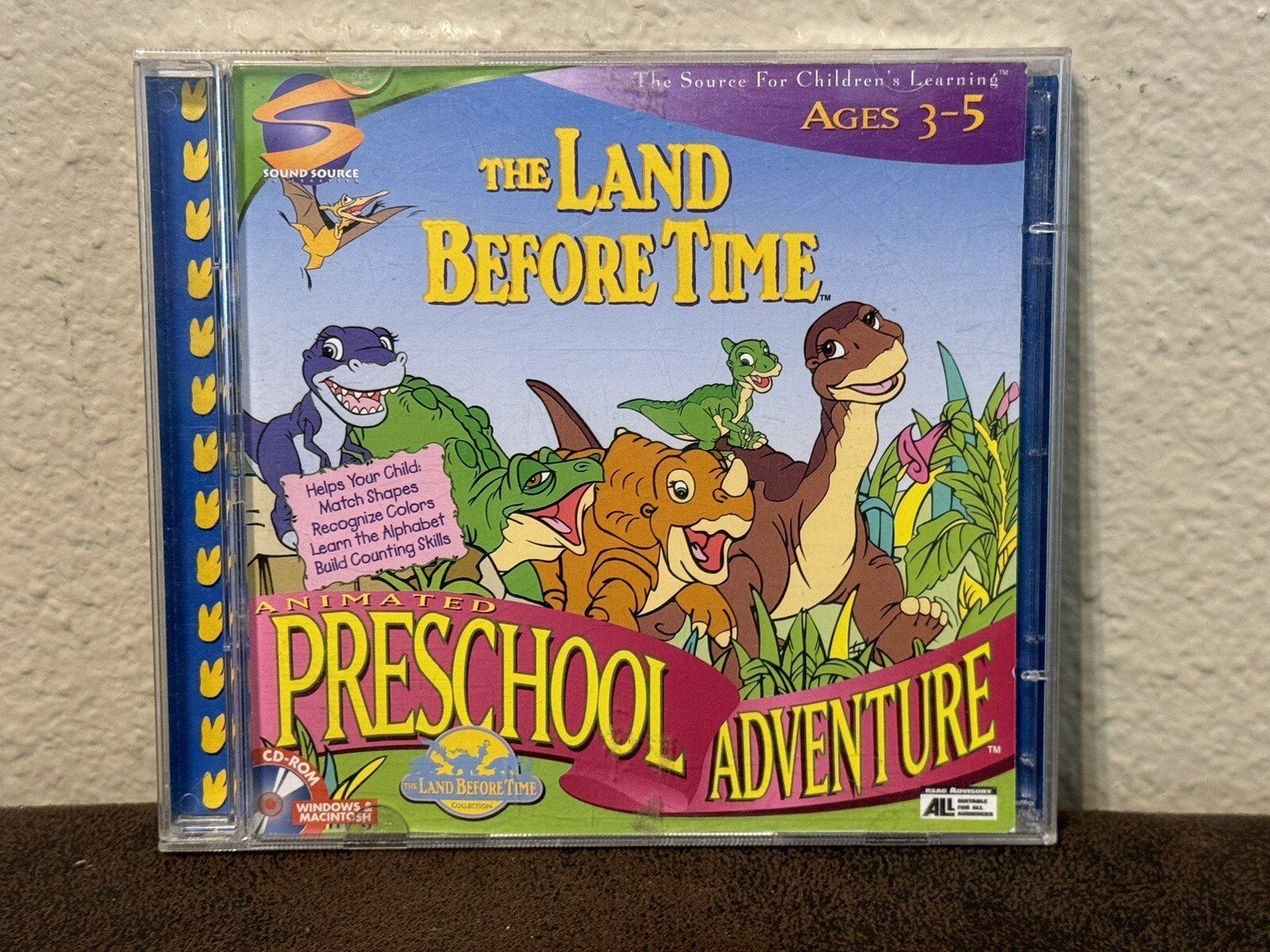 The Land Before Time Animated Preschool Adventure 2 Pack PC Educational Game