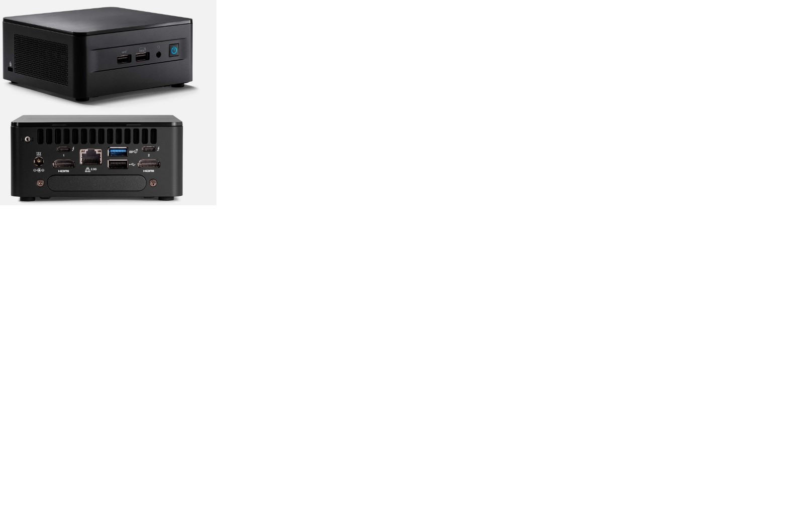 Intel NUC12WSK Mini i5-1240P 1.7GHz 32GB 1TB SATA w/AC Win 11 Pro: Good