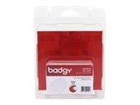 Evolis Badgy Polyvinyl Chloride PVC 20 mil white 100 blank white PVC CBGC0020W