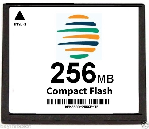 MEM3800-256CF 256MB Flash Memory 3rd Party for Cisco  3825, 3845 routers