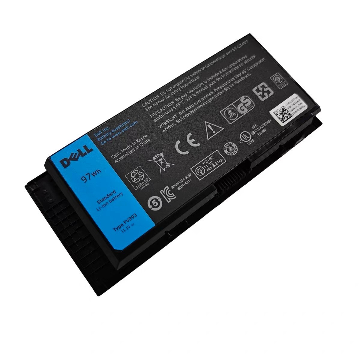 OEM Genuine M6600 Battery for Dell Precision M4600 M4700 M4800 M6700 Type FV993