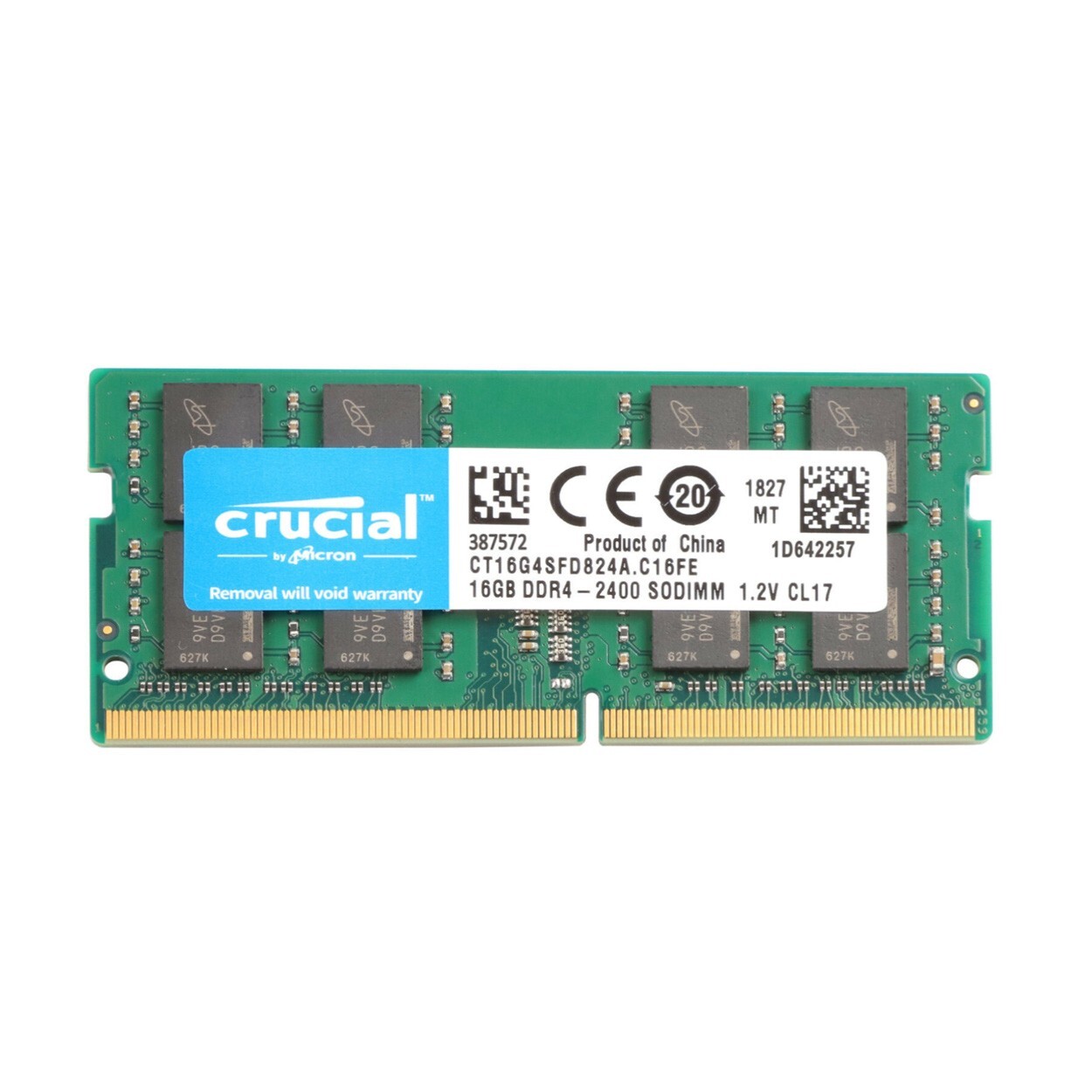 New Crucial 16GB DDR4 2400MHz PC4-19200 Laptop SODIMM Memory Ram CT16G4SFD824A