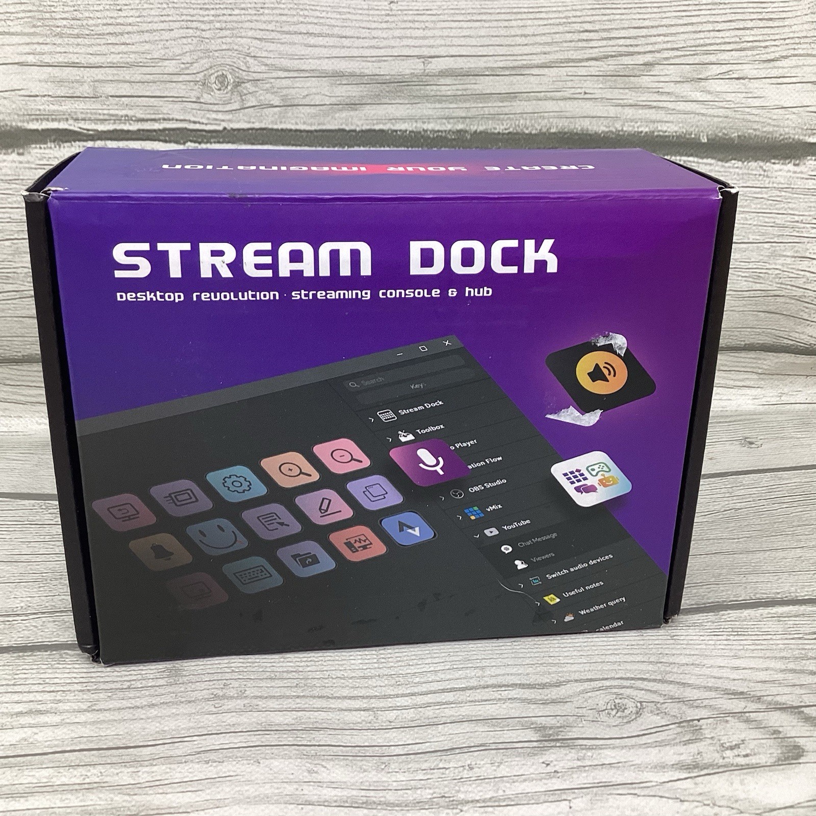 Stream Dock Streaming Console And Hub Customizable LCD Macro Keys