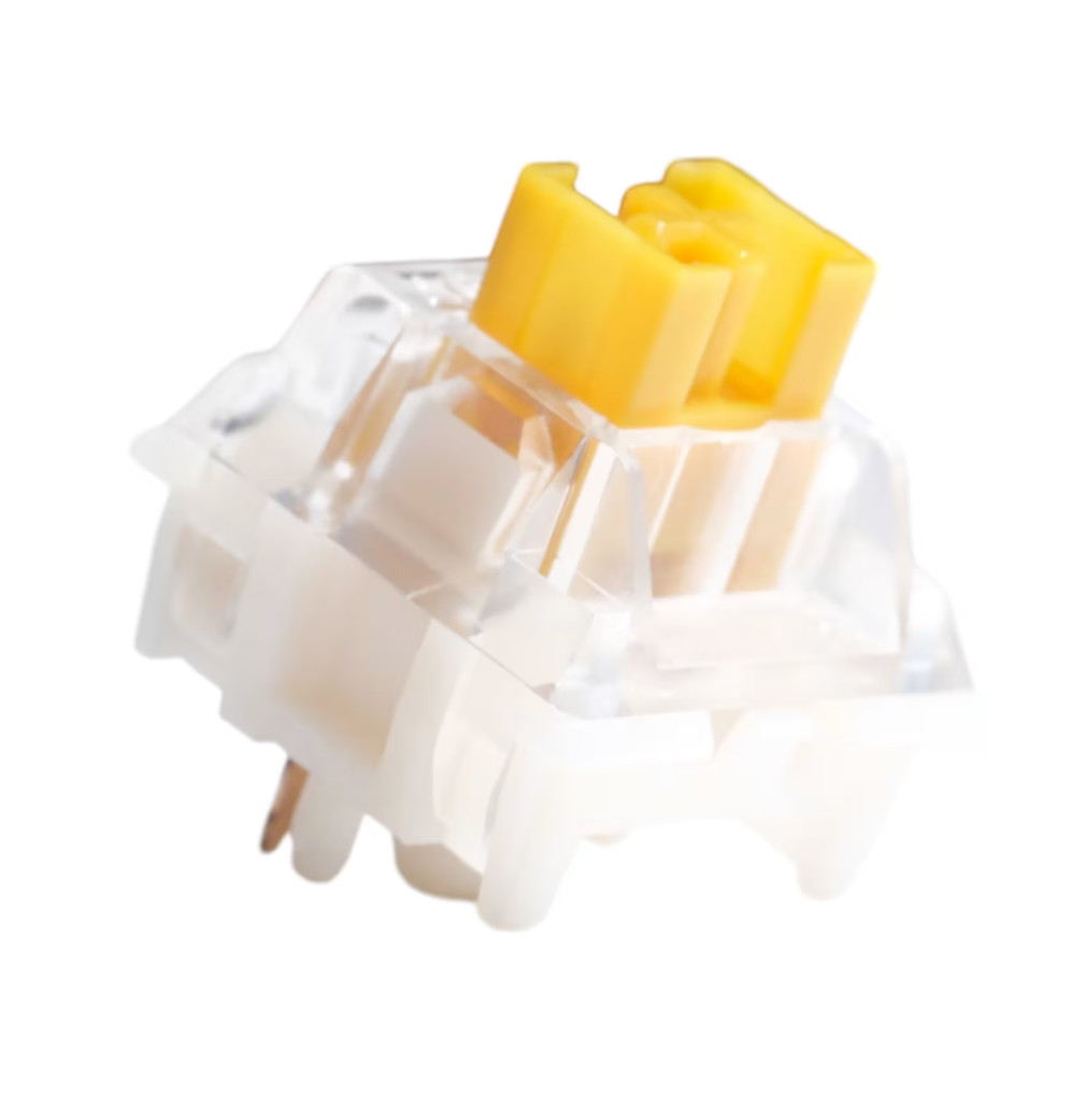 Hand Lubed/Filmed Gazzew U4 RGB Tactile Switches For Mechanical Keyboards
