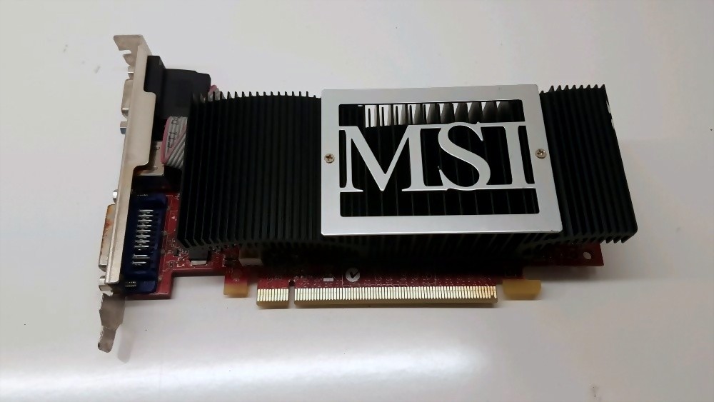 MSI NX8400GS Graphics Card, GeForce 8400 GS, 512MB GDDR2, PCIe x16, 64-bit, Passive