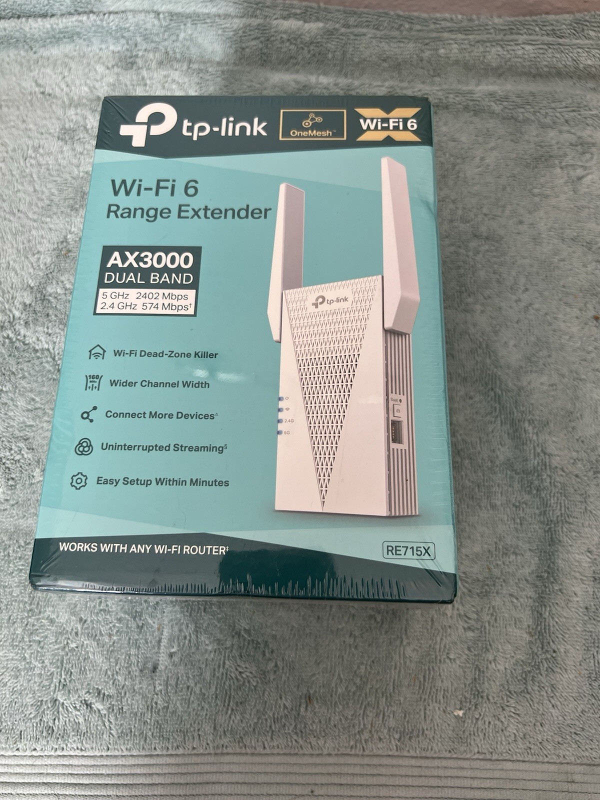 NEW TP-Link AX3000 WiFi 6 Range Extender RE715X Easy Mesh Dual Band
