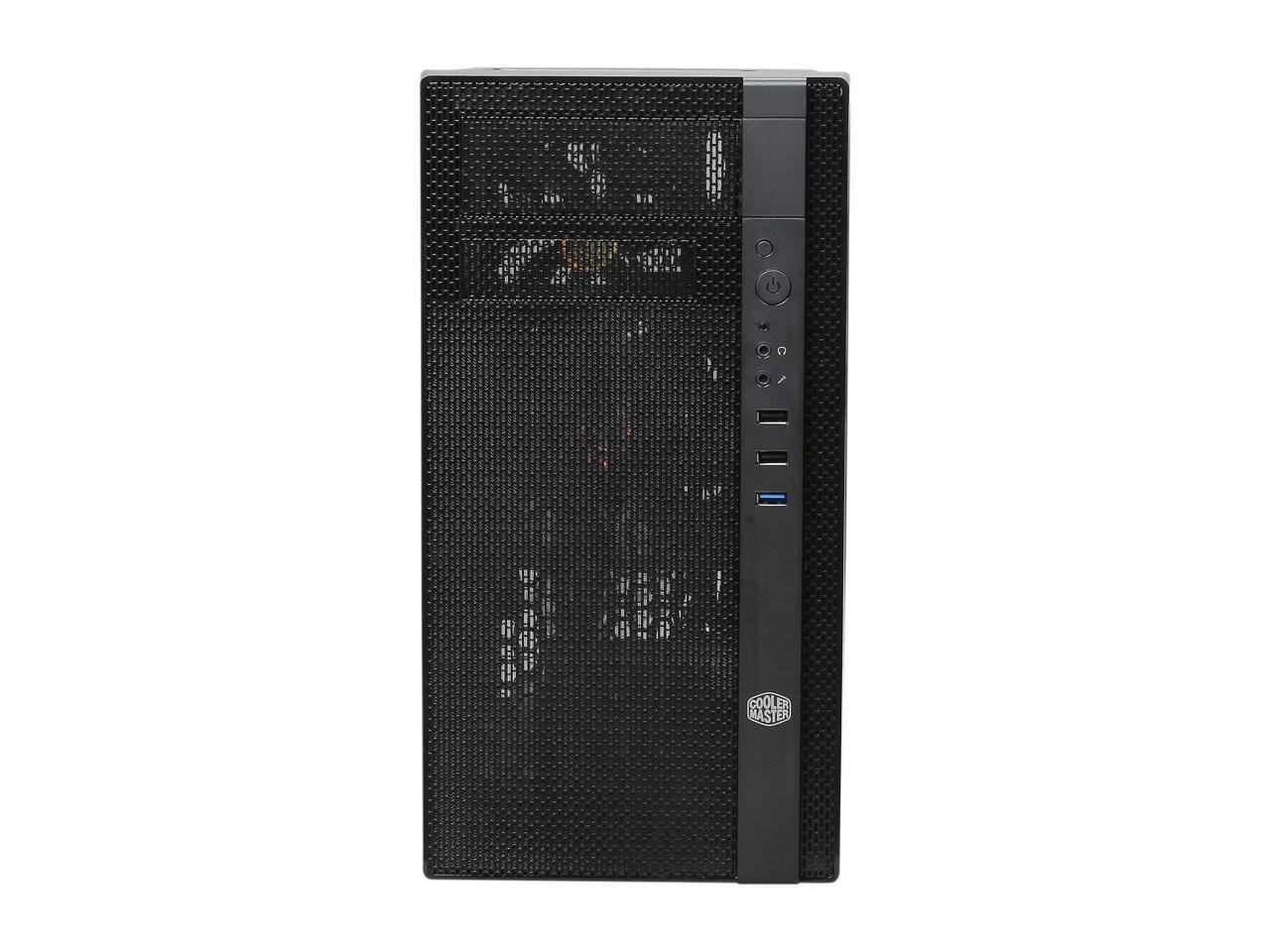 Cooler Master N200 Micro-ATX Mini Tower with Front Mesh Ventilation, Minimal