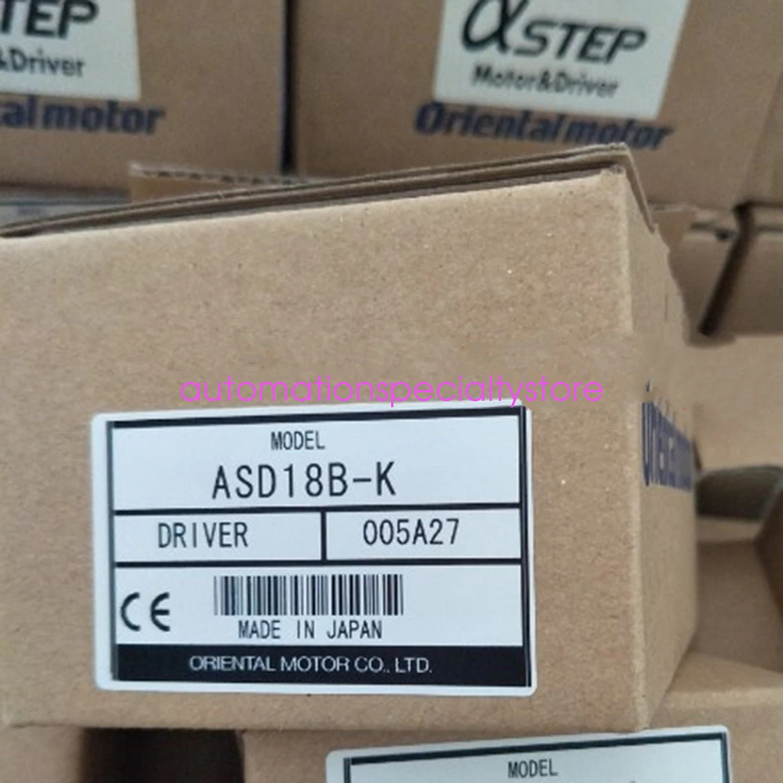 One New Vexta Oriental ASD18B-K Servo Driver ASD18BK Expendited  Via DHL / Fedex