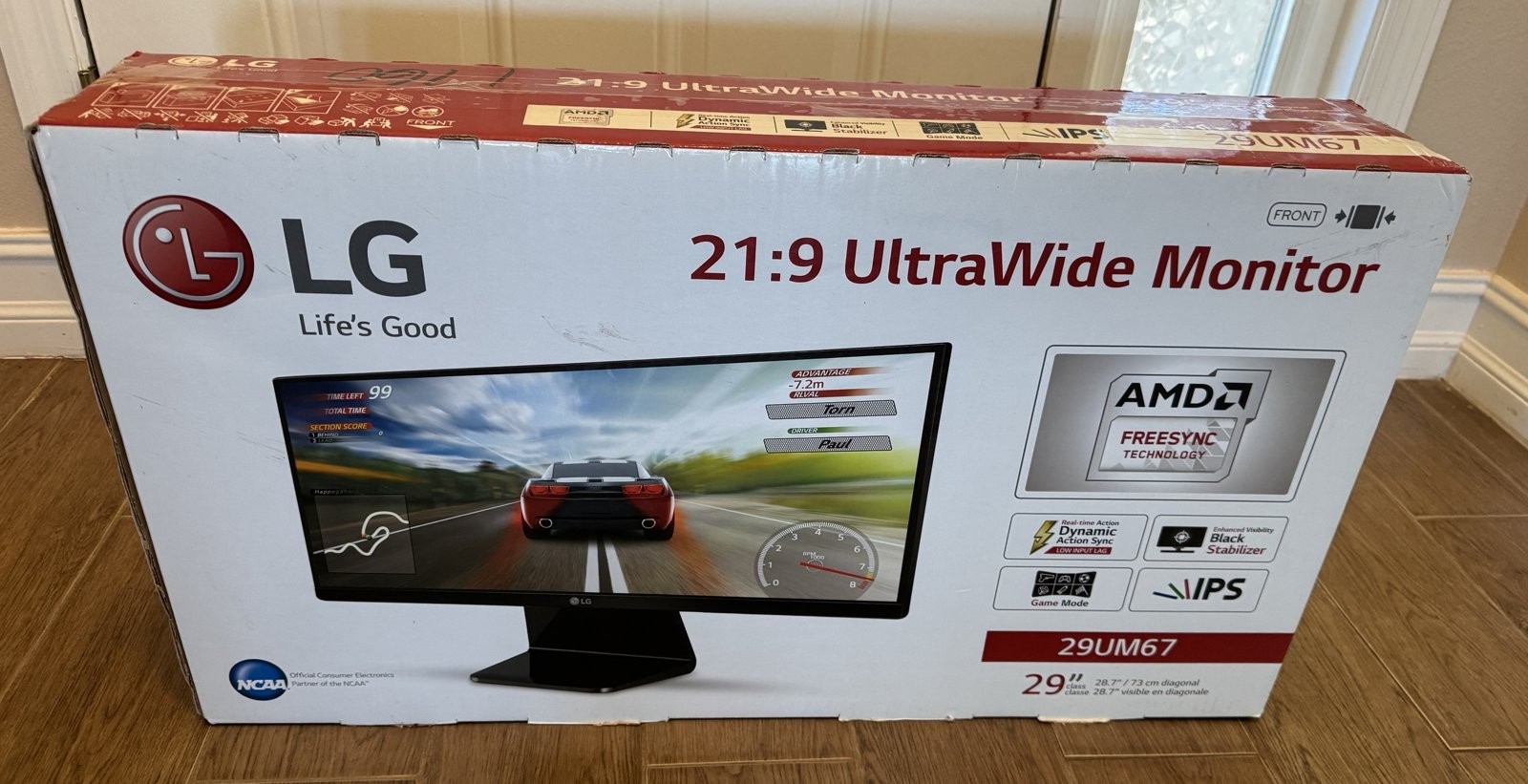LG 29UM67-P 29" UltraWide IPS Monitor 21:9 2560x1080 FreeSync HDMI Tested w/ Box