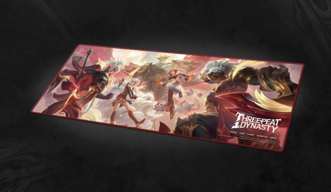 LOL T1 2025 Worlds Champion Limited Desk Pad Large Gaming Mouse Pad