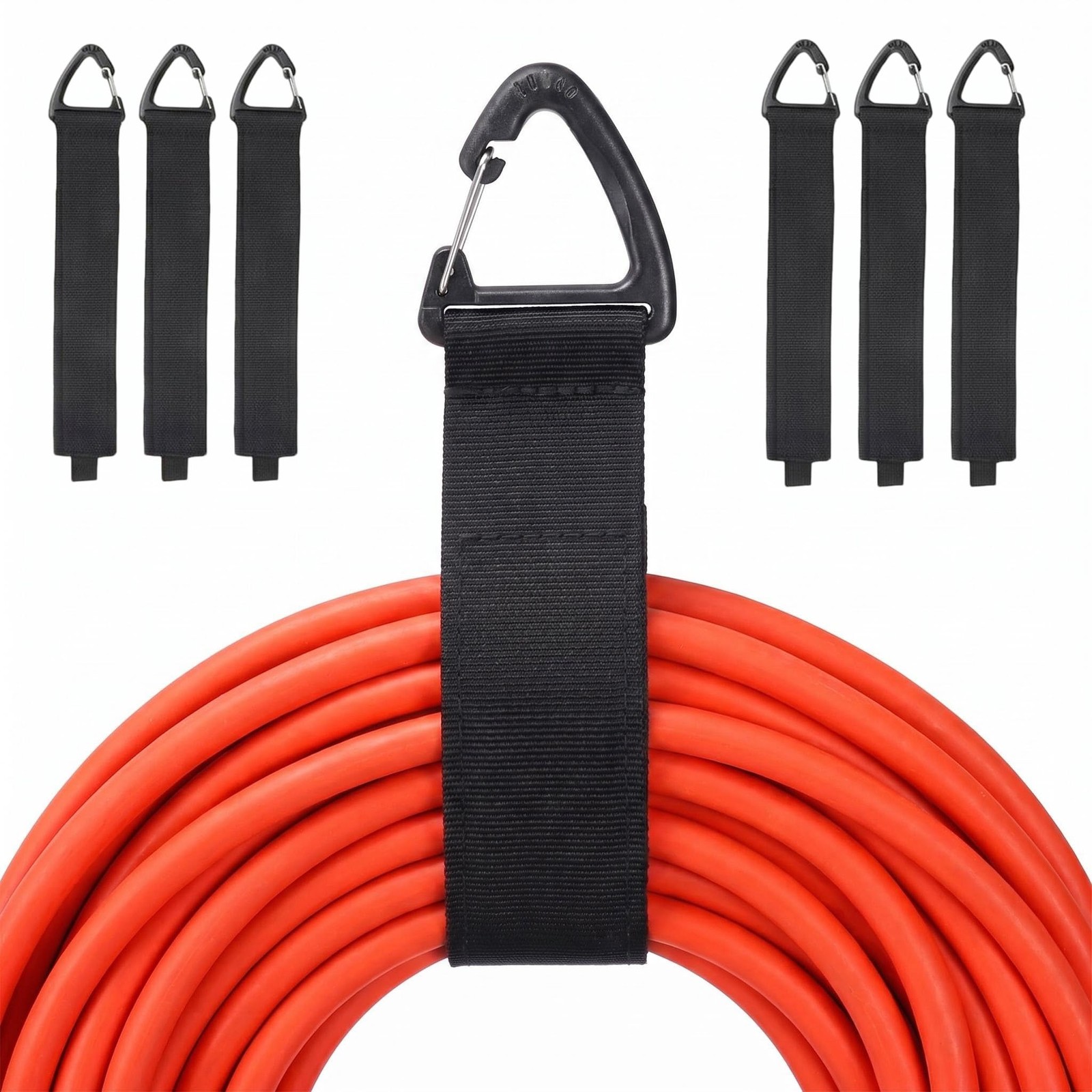 Hose Extension Cord Storage: 6 Pcs 16 inche Nylon Organizer Holder