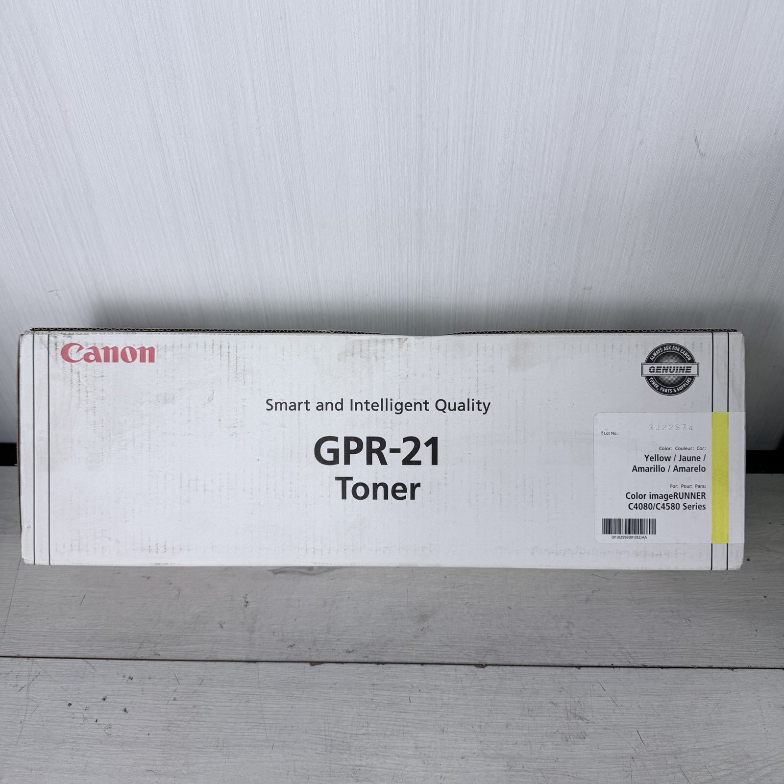 Genuine Canon GPR-21 Yellow Toner 0259B001AA Color imageRUNNER C4080 C4580 OEM S