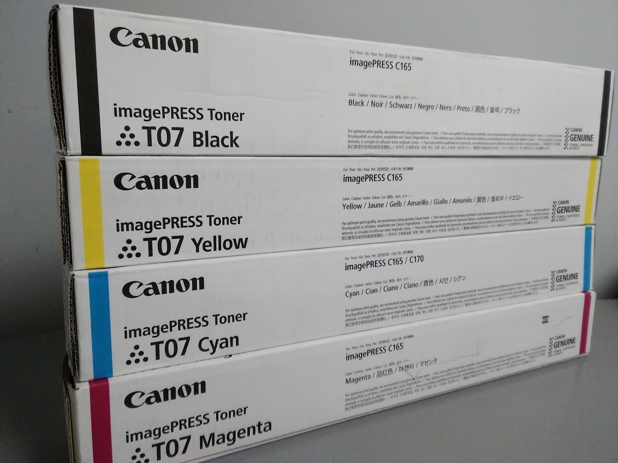 Canon imagePRESS T07 Toner Set for C170, C165