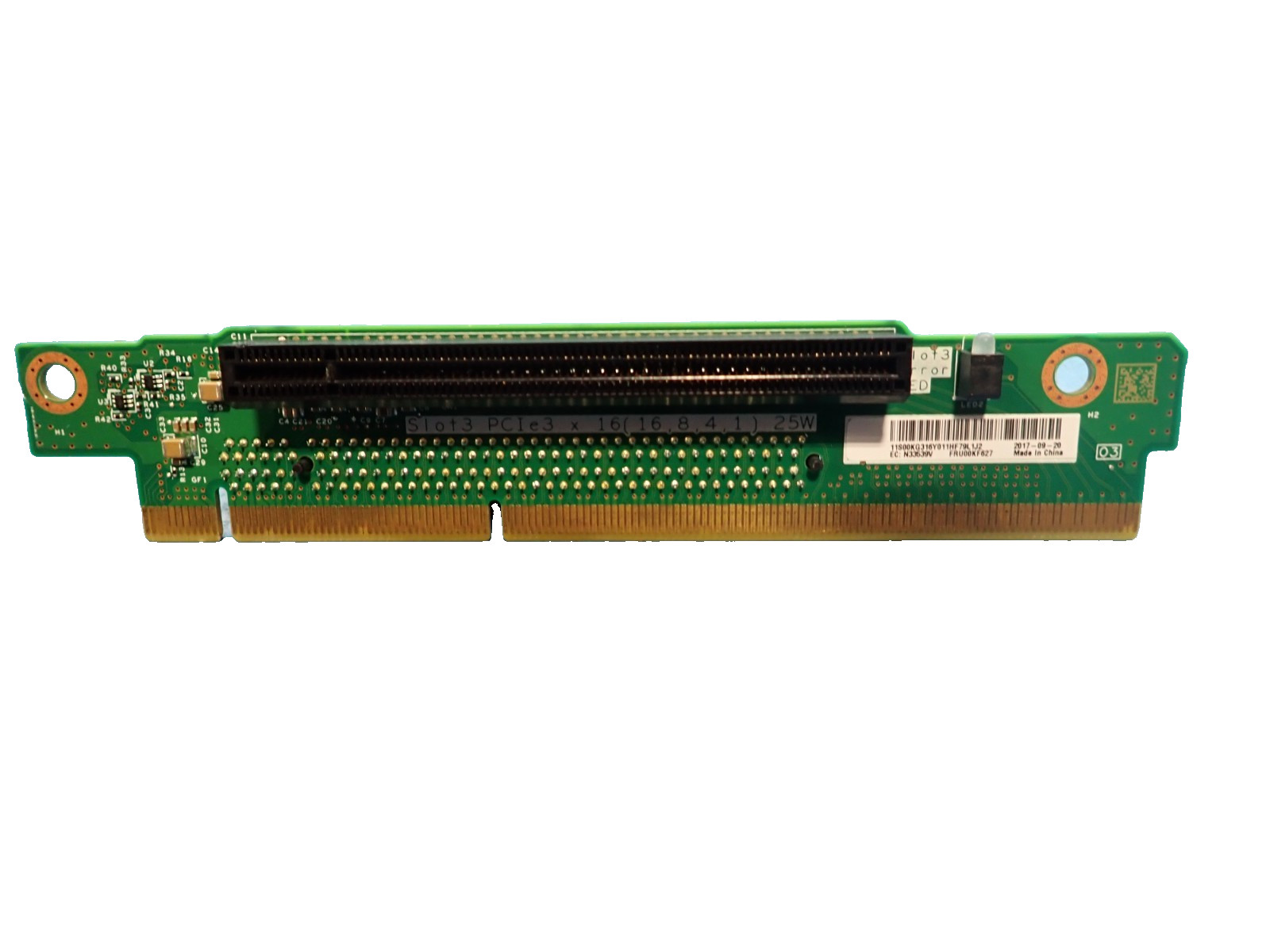 IBM 00KF627 SLOT 2 PCIe3x 16 PCIe Express Riser2 Internal Server Riser Expansion