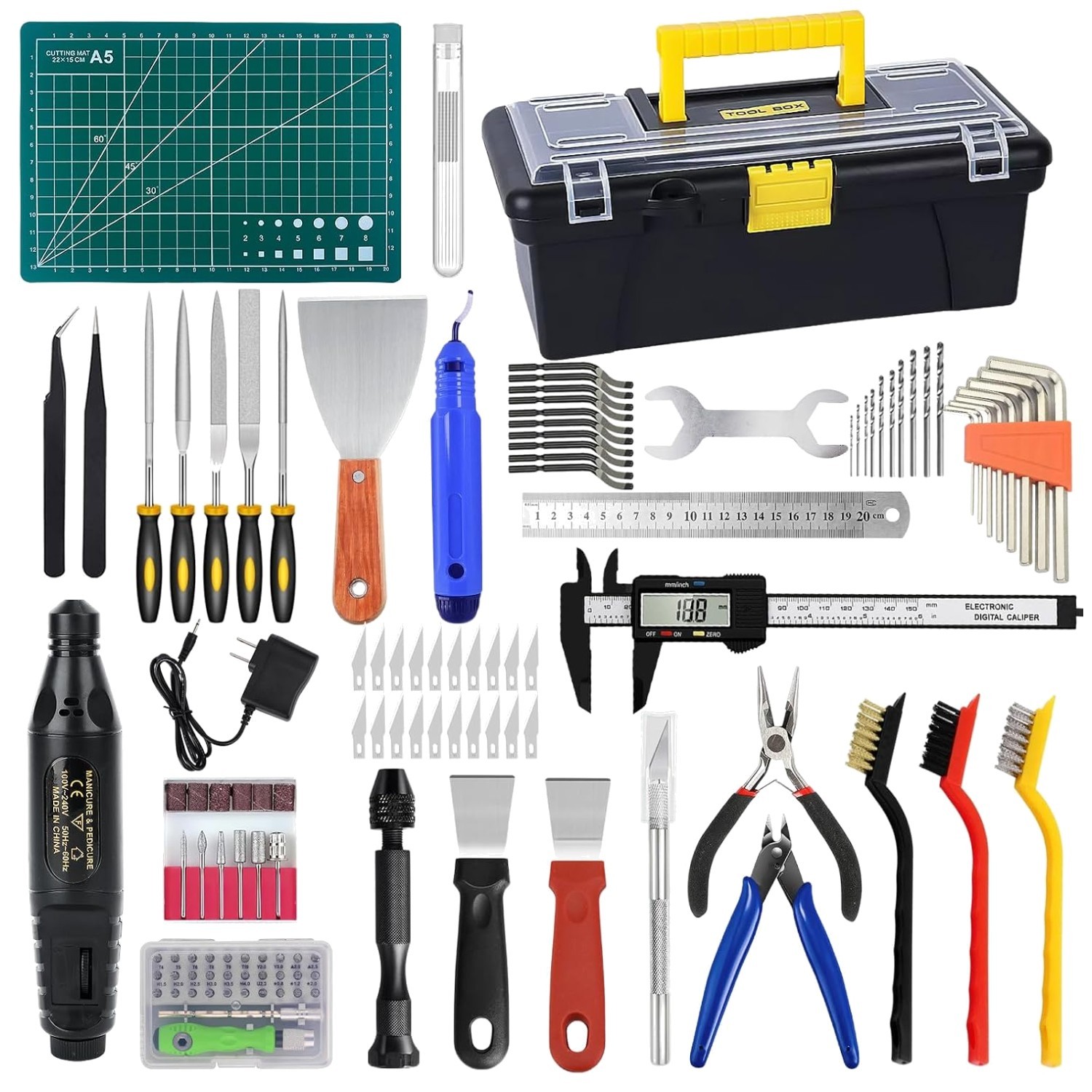 Essential 3D Printer Tool Set - Nozzle Cleaning & Polishing