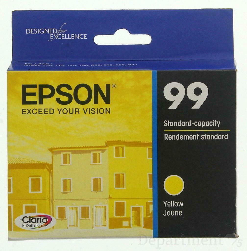 NEW Epson 99 Yellow Standard Capacity Single Ink Cartridge ( T099420 )