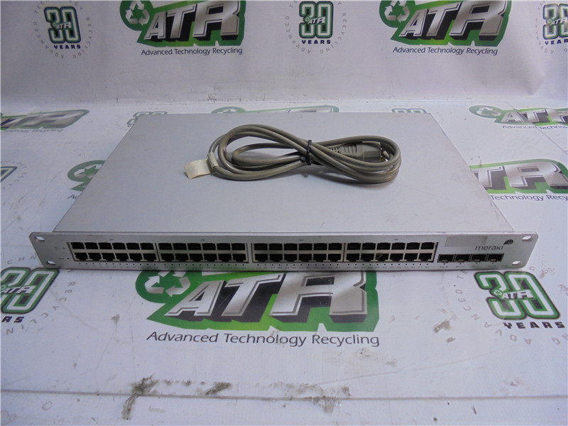 Cisco Meraki MS42 48-Port Gigabit Switch with 4 SFP+ Ports PoE+ Unclaimed