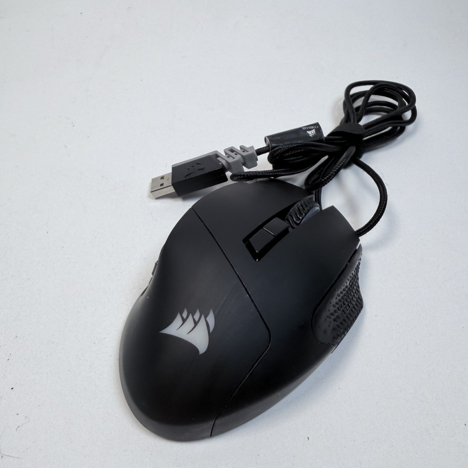 Corsair SCIMITAR Pro RGB Wired Gaming Mouse Black/Yellow Good Used