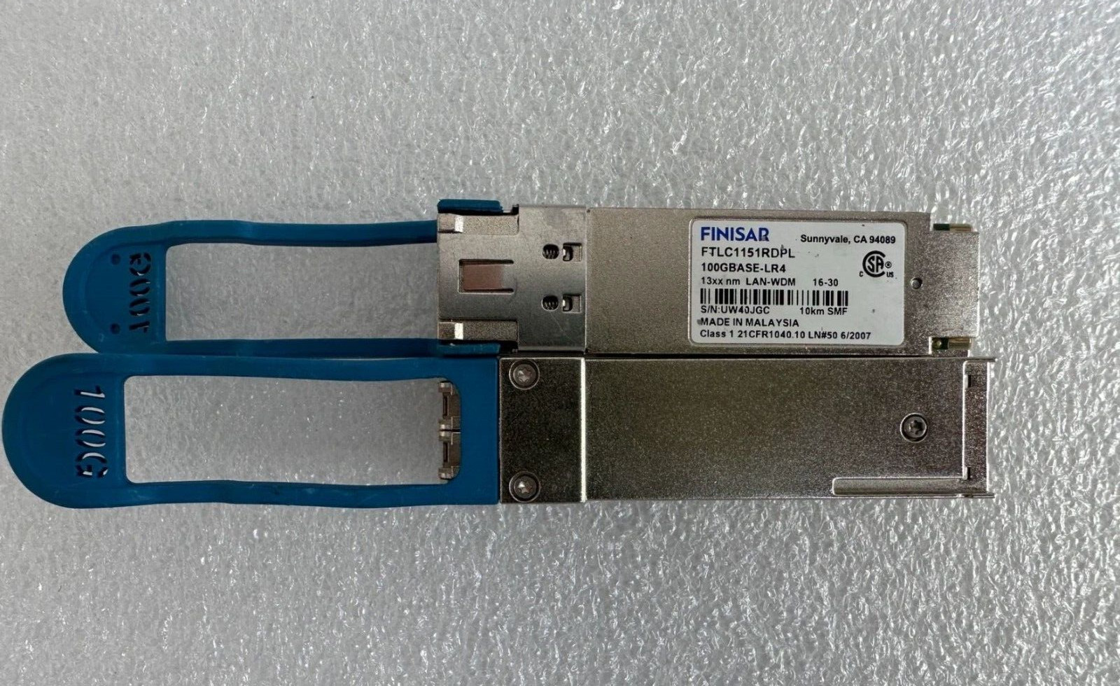 1PC Finisar FTLC1151RDPL 100GBASE-LR4 13xx nm 10km Transceiver