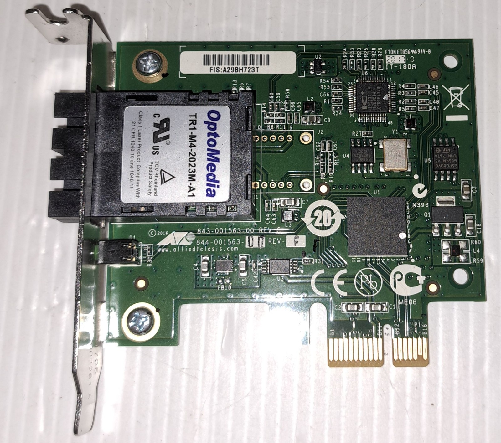 ALLIED TELESIS AT-2712FX/SC Professional PCI Express Network Card