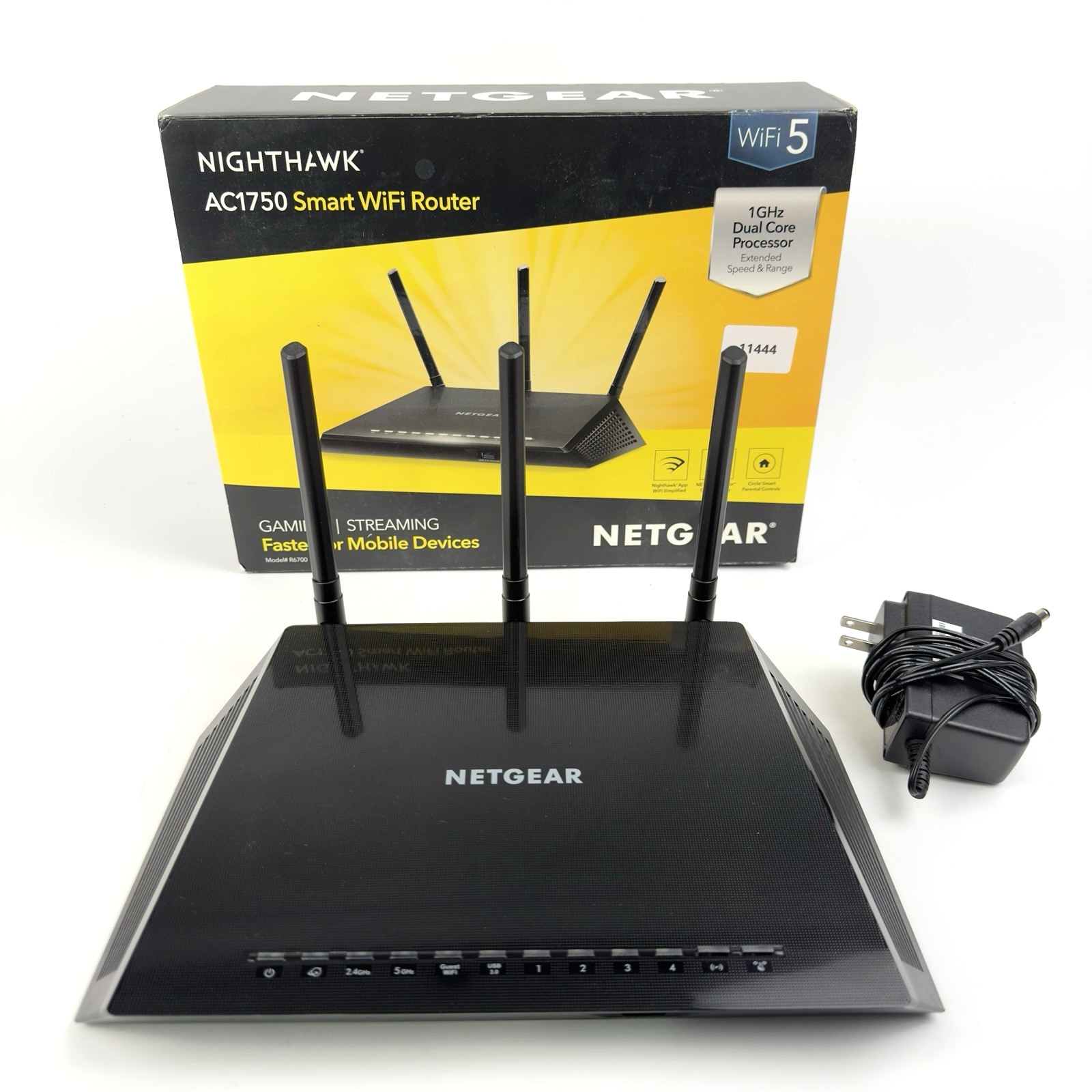NetGear Nighthawk AC1750 Smart WiFi Router R6700v3 - Tested