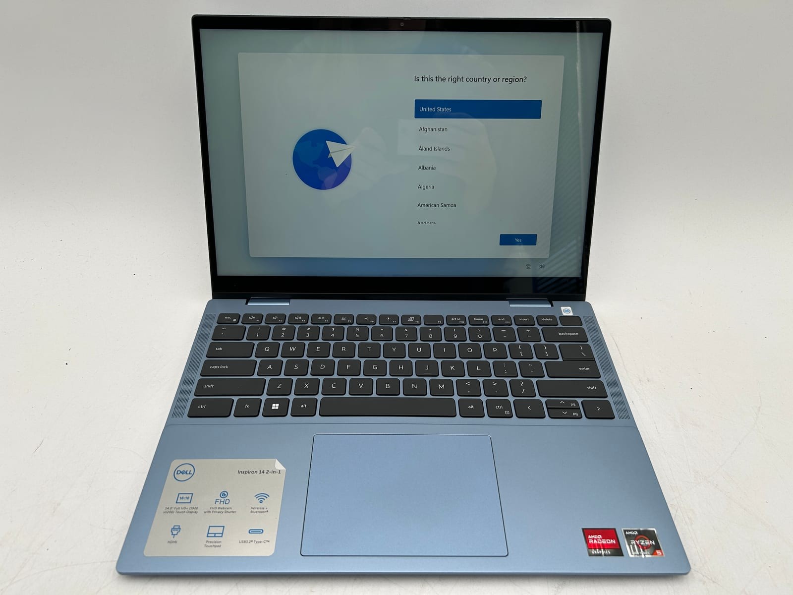 Dell Inc | Inspiron 14 7435 2-in-1 | Ryzen 5 7530U | 8 GB RAM | 1TB | Win 11 Pro
